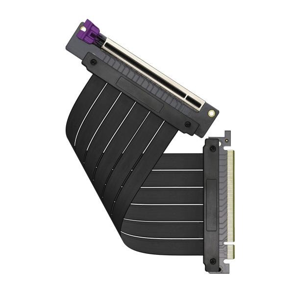CM-RISER-CABLE-4.jpg Cooler Master Riser Cable PCIe 3.0 x16 Ver. 2-200mm - (Black) - Image 1