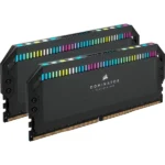CORSAIR DOMINATOR PLATINUM RGB 64GB (2x32GB) DDR5 6000MHz CL30 Memory (Black) - Image 2