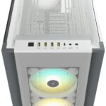 CORSAIR ICUE 7000X RGB (ATX) Full Tower Cabinet With Tempered Glass Side Panel (White) - Image 3