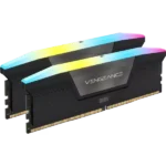 CORSAIR VENGEANCE RGB DDR5 RAM 96GB (2x48GB) 5200MHz CL38 Desktop RAM - Black - Image 3