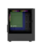Circle Elegantor M1 Mid-Tower Case Gaming Cabinet - Black - Image 3