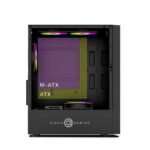 Circle Elegantor X1 RGB with 120 mm 4 RGB Fans, Front Mesh Panel, Side is Tempered Glass, Water Cooling Support 120/240/360 mm, 325 mm Graphics Card, 160 mm CPU Cooler Height, 2 HDD/SSD Slot - Image 3