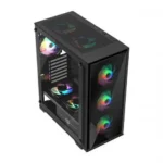 Circle Furious 240 Mesh ARGB (ATX) Mid Tower Gaming Cabinet (Black) - Image 3