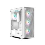 Circle Furious Mesh 240 ARGB Mid-Tower Computer Case Gaming Cabinet - White
