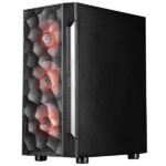 Circle Gladius M3 ATX Mid Tower Gaming Cabinet (Black) - Image 2