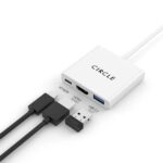 Circle ROOTZ Type-C 3-in-1 Adapter 4K HDMI, 100W PD, USB 3.2 Gen 1 - Image 2