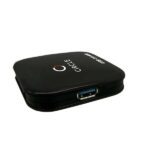 Circle Rootz USB 3.0 4-Port Hub High-Speed Data Transfer (Black) - Image 2