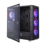 Circle Stealth B1 ARGB (E-ATX) Mid Tower Cabinet (Black) - Image 2