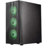 Circle Xtender X1 ATX Mid Tower Gaming Cabinet (Black) - Image 4