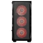 Circle Xtender X4 ATX Mid Tower Gaming Cabinet (Black) - Image 2