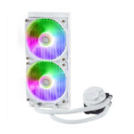 Cooler Master MasterLiquid 240L Core ARGB CPU Liquid Cooler (White) - Image 3