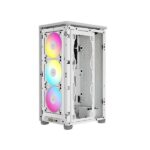 Corsair iCUE 2000D RGB Airflow Mini ITX PC Cabinet (White) - Image 5