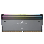 Corsair Dominator Titanium RGB 64GB (32GBx2) DDR5 6000MHz CL30 Ram (Grey) - Image 3
