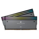 Corsair Dominator Titanium RGB 64GB (32GBx2) DDR5 6000MHz CL30 Ram (Grey)