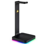 Corsair Gaming ST100 RGB Premium Headset Stand with 7.1 Surround Sound (Black) - Image 3