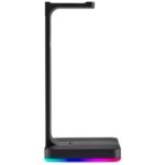 Corsair Gaming ST100 RGB Premium Headset Stand with 7.1 Surround Sound (Black) - Image 4