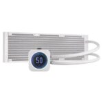 Corsair ICUE H150i Elite LCD XT Display RGB White All In One 360mm CPU Liquid Cooler - Image 2