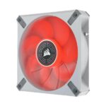 Corsair ML120 LED Elite 120mm Red LED Cabinet Fan (Single Pack - White Frame) - Image 3