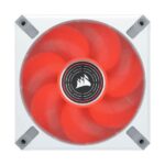 Corsair ML120 LED Elite 120mm Red LED Cabinet Fan (Single Pack - White Frame)