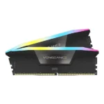 CORSAIR VENGEANCE RGB DDR5 RAM 96GB (2x48GB) 5200MHz CL38 Desktop RAM - Black