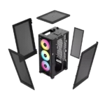Corsair iCUE 2000D RGB Airflow Mini ITX PC Cabinet (Black) - Image 11