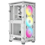 Corsair iCUE 2000D RGB Airflow Mini ITX PC Cabinet (White) - Image 7