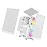 Corsair iCUE 2000D RGB Airflow Mini ITX PC Cabinet (White) - Image 10