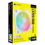 Corsair iCUE LINK LX120 RGB 120mm PWM Fan (White) - Image 8