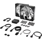 Corsair iCUE LINK RX140 MAX RGB 140mm PWM Thick Fans Starter Kit - Image 2