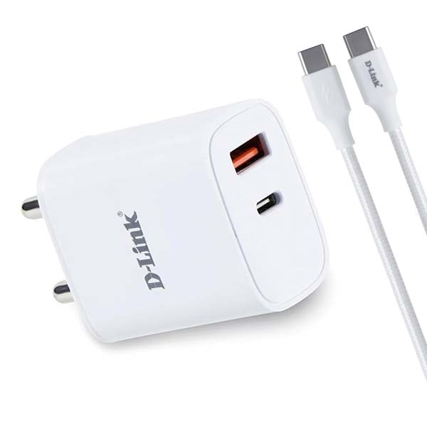 D-Link-DPA-F3311-33W-Dual-Port-Type-C-Usb-A-Fast-Charger-White-1.jpg D-Link DPA-F3311 33W Dual Port Type-C & Usb-A Fast Charger (White) - Image 1