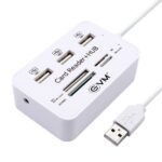 EVM All-in-One USB 2.0 Card Reader & 3-Port USB HUB