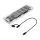 EVM External Casing with USB 3.1 Gen 2 M.2 SATA & NVMe SSD Case