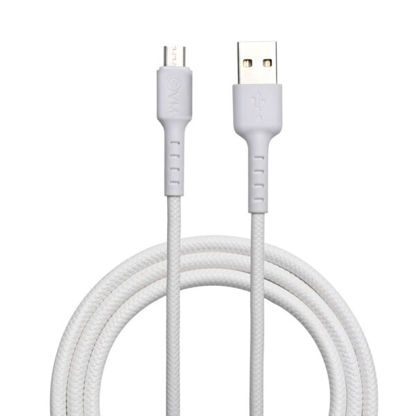 EVM-MICRO-USB-DATA-CABLE-1-METER-4AMP-EVM-C-011-White-e1676363460127.jpg EVM MICRO USB DATA CABLE (1 METER & 4AMP) EVM-C-011, White - Image 1
