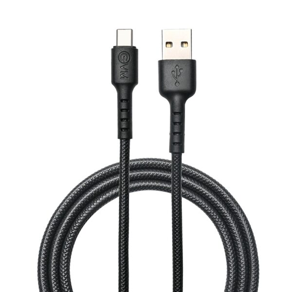 EVM-TYPE-C-DATA-CABLE-1-METER-4-AMP-EVM-C-012-Black-e1676364240112.jpg EVM TYPE-C DATA CABLE (1 METER & 4 AMP) EVM-C-012, Black - Image 1