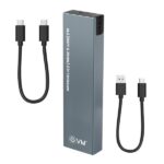 EVM USB 3.1 Gen 2 M.2 SATA and NVMe SSD Case