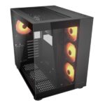 Cougar FV150 RGB Mid Tower ATX Cabinet - Black - Image 8