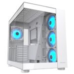 Cougar FV150 RGB Mid Tower ATX Cabinet - White