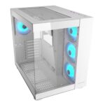Cougar FV150 RGB Mid Tower ATX Cabinet - White - Image 2