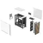 Fractal Design North XL Chalk White TG Clear (E-ATX) Mid Tower Cabinet - Image 7