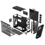 Fractal Design Torrent TG Light Tint RGB (E-ATX) Mid Tower Cabinet (Black) - Image 6