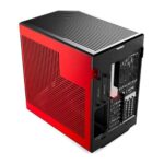HYTE Y60 Modern Aesthetic Dual Chamber Panoramic Tempered Glass Mid-Tower ATX Computer Gaming Red and Black Case - Image 3