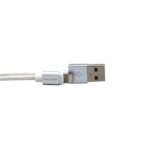 Honeywell Apple Lightning Charge And Sync Braided Cable 1.2 Meter (Silver) - Image 2