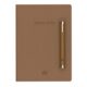 Huion Note A5 Size Smart Digital Notebook for Business, Office, Academics and Art with Scribo 2 (Brown)