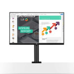 LG 27QN880-B 27" QHD (2560x1440) Ergo IPS Monitor with HDR 10 Compatibility and USB Type-C Connectivity, Black - Image 3