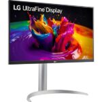LG 27UP650K-W 27-inch Ultrafine 4K UHD (3840 x 2160) IPS 60Hz Computer Monitor (White) - Image 2