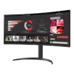LG 34WR55QC-B 34" Curved UltraWide WQHD HDR 10 100Hz Monitor (Black) - Image 2