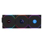 Lian Li UNI Fan TL LCD 120 Wireless Triple Pack Infinity Mirror (Black)