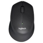Logitech M331 Silent Plus Wireless Mouse (Black)