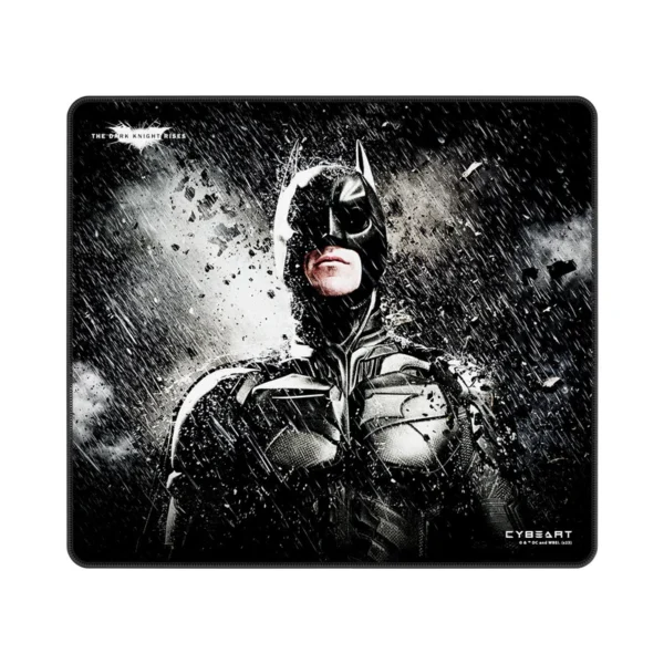 Cybeart | Batman - The Dark Knight Rises Gaming Mouse Pad (Large - 450x400x4mm) | Waterproof, Never Slip Base, Stitched Edges, Esports Grade