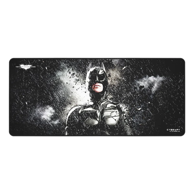 MP-RA90-BM04.webp Cybeart | Batman - The Dark Knight Rises Gaming Desk Mat (XXL - 900x400x4mm) | Waterproof, Never Slip Base, Stitched Edges, Esports Grade - Image 1